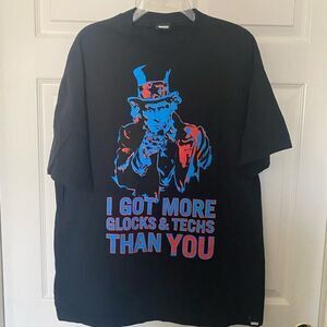 SOULD Men’s Black Medium Thick 100% Cotton T- Shirt  XL